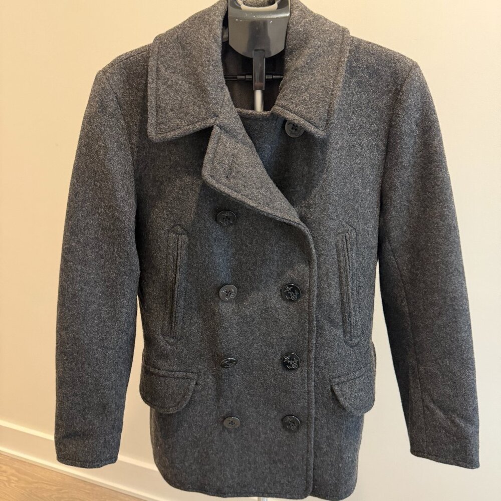 J. Crew 100% Wool Dock Pea Coat